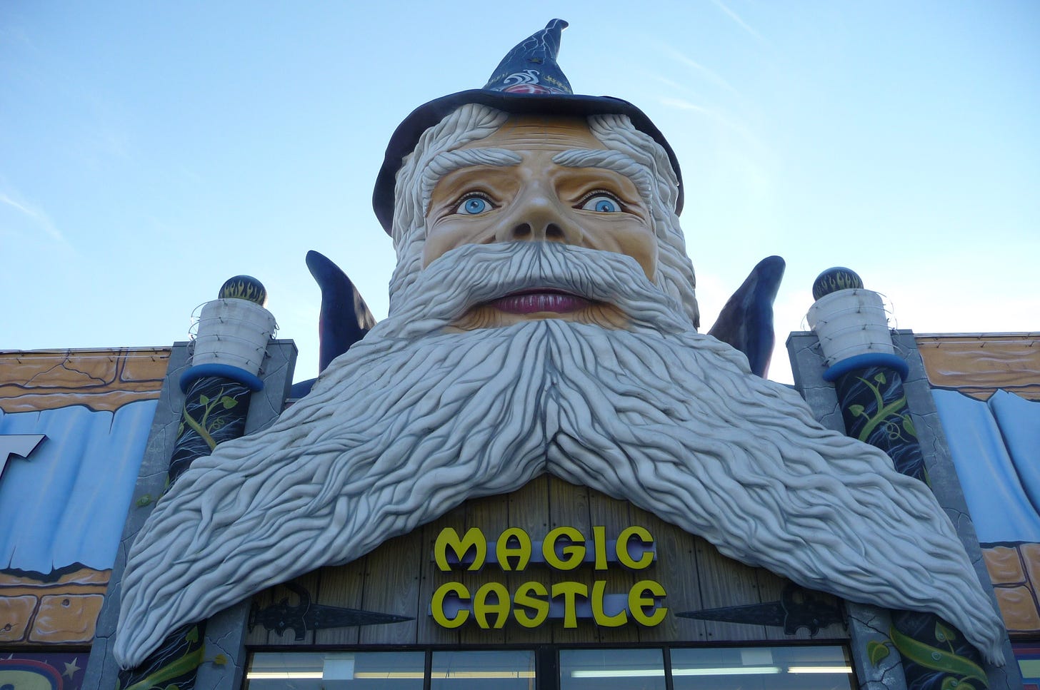 What is more welcoming than a giant wizard with a lazy eye? - That is correct, nothing.