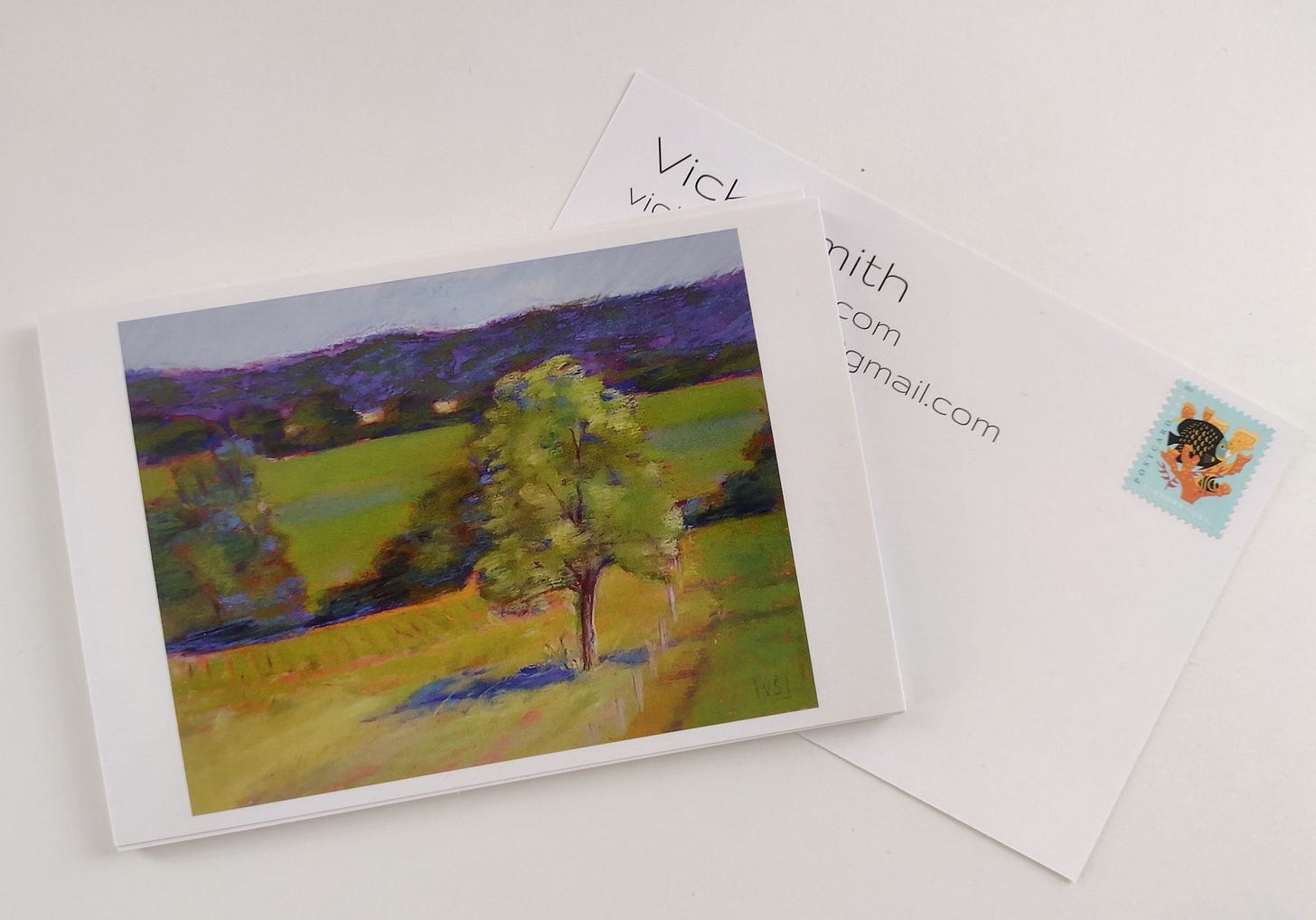 art show postcard