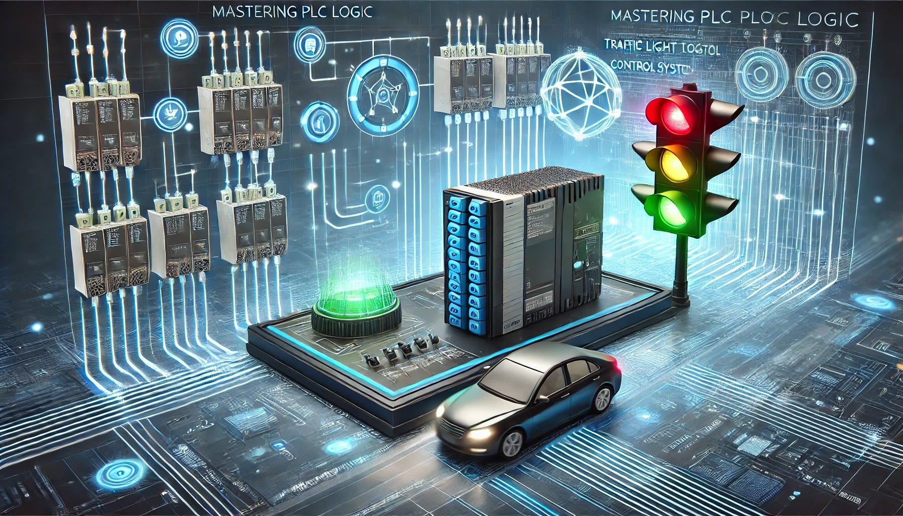 Mastering PLC Logic: Traffic Light Control System 🚦
