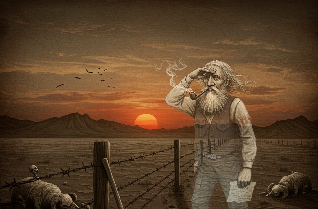 The Post-Hole Digger&rsquo;s Ghost: The Endless Fence, Starving Sheepherders, and a Doomed German Legend from the Old West