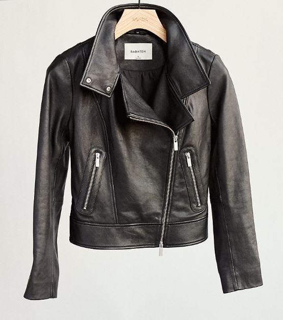 Aritzia Leather Jacket Aritzia Leather Jacket