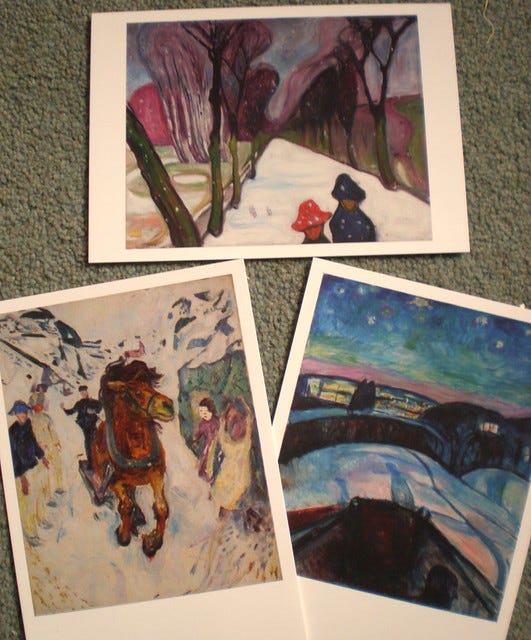 Edward Munch Postcards