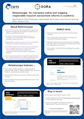 Draft poster for Reformscape