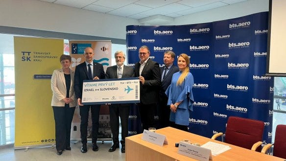 Bratislava Joins Piešťany in Offering Flights from Tel Aviv Bratislava Joins Piešťany in Offering Flights from Tel Aviv
