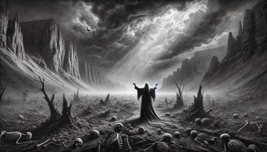 Ezekiel in the Valley of Dry Bones Ezekiel in the Valley of Dry Bones