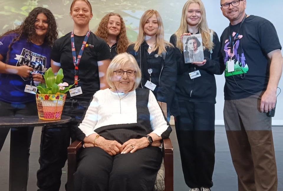 Holocaust Survivor Inspires Manatee School for the Arts Students with Message of Courage and Kindness