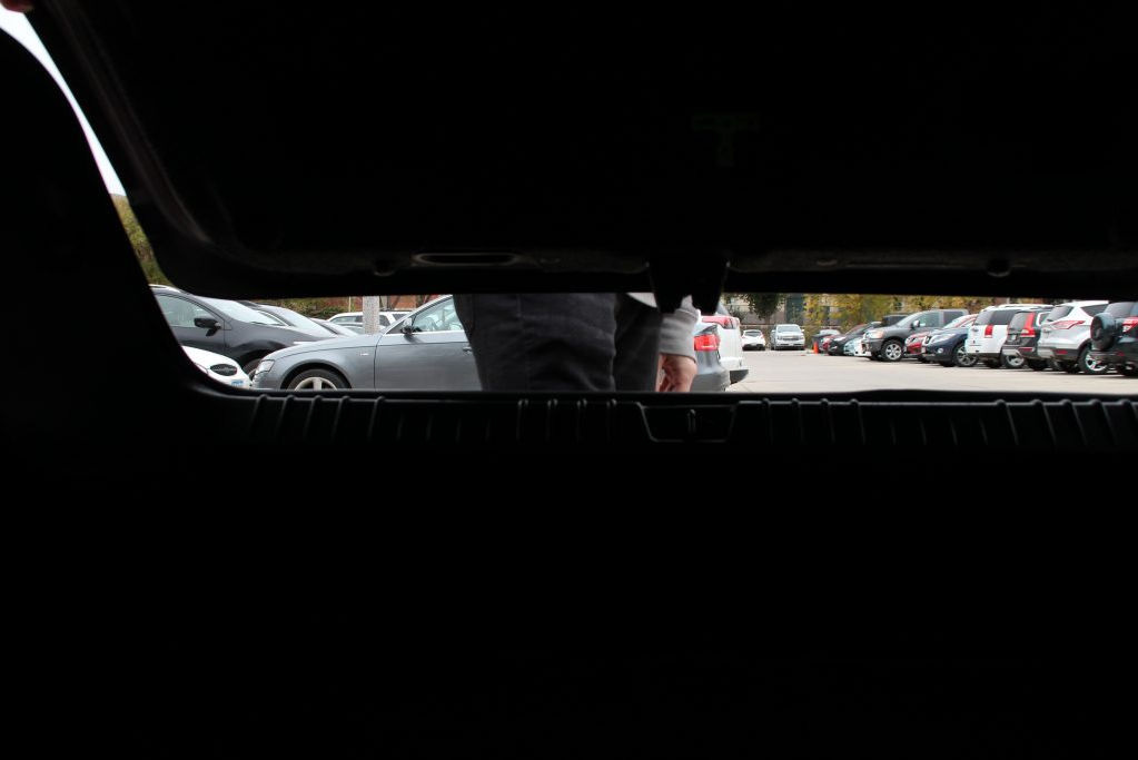 a car trunk