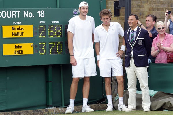 Isner-Mahut historified | Chitra Raju Creations