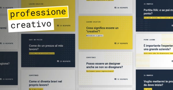 Domande | Professione: creativo
