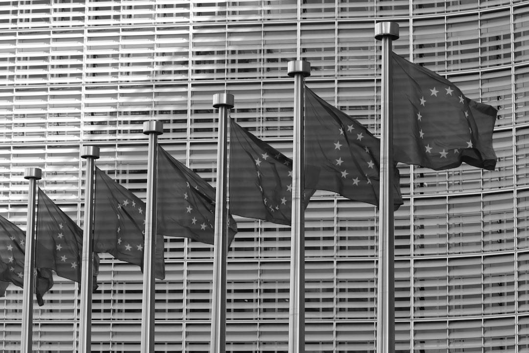 blue and white flags on pole blue and white flags on pole
