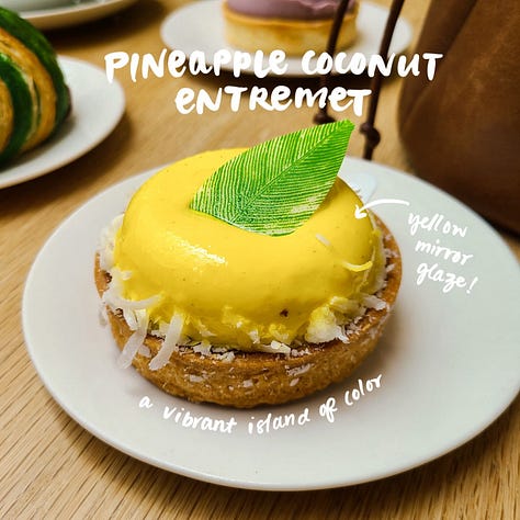 Copain Bakery Pineapple Coconut Entremet