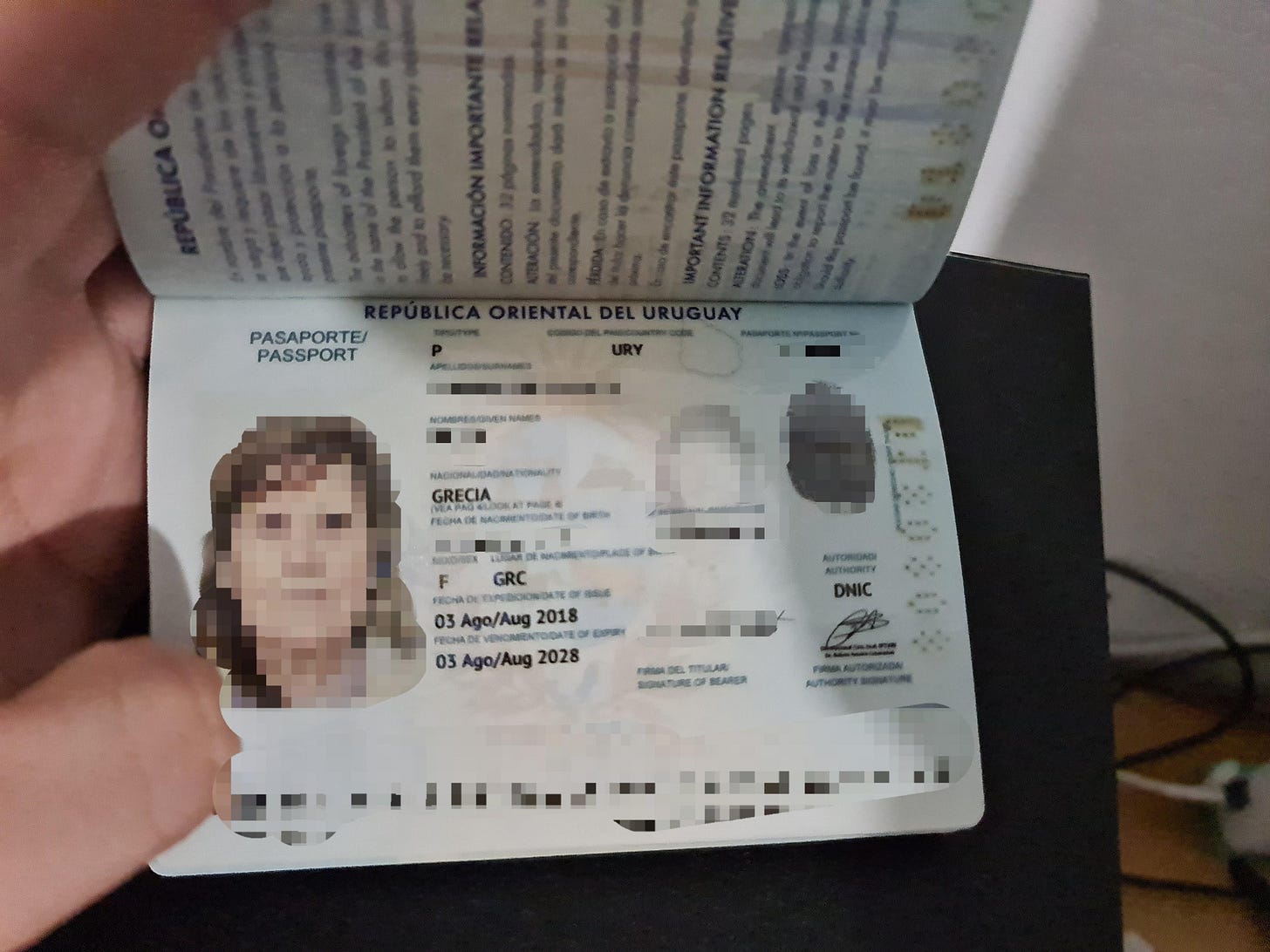 Uruguay has such an interesting passport! Although she has a Uruguayan passport, her citizenship is listed as GREEK, her citizenship before becoming Uruguayan. : r/PassportPorn Uruguay has such an interesting passport! Although she has a Uruguayan passport, her citizenship is listed as GREEK, her citizenship before becoming Uruguayan. : r/PassportPorn