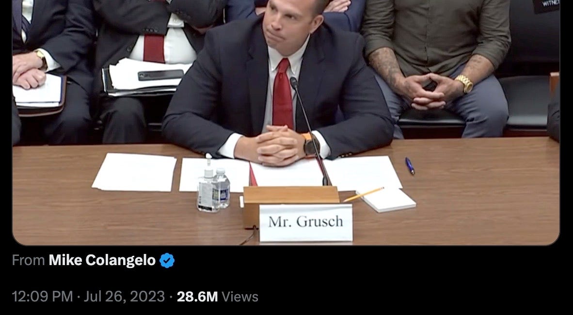 PSYOP-UFO: US Recovered Non-Human Biological Pilots from Crashed Crafts, UFO Whistleblower Claims in Hearing