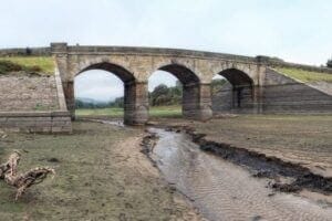 A waterway made of stone