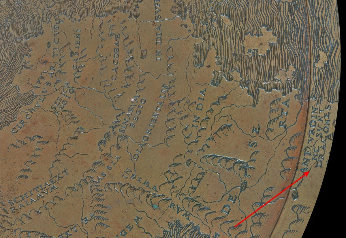 The Map Myth of Here Be Dragons: The Facts and Fictions of Mapmakers -  Geography Realm