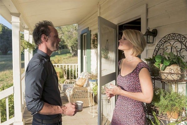 dewey crowe in justified season 6 with ava dewey crowe in justified season 6 with ava