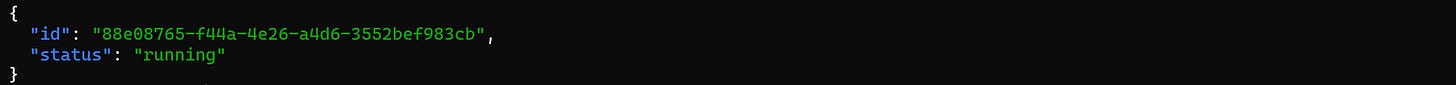 The output of the “/v1/crawl” endpoint The output of the “/v1/crawl” endpoint