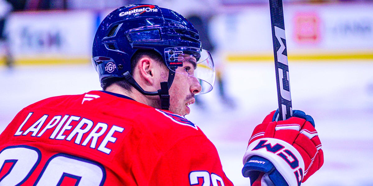 Capitals Agree To Terms With Lapierre On One-Year Bridge Deal