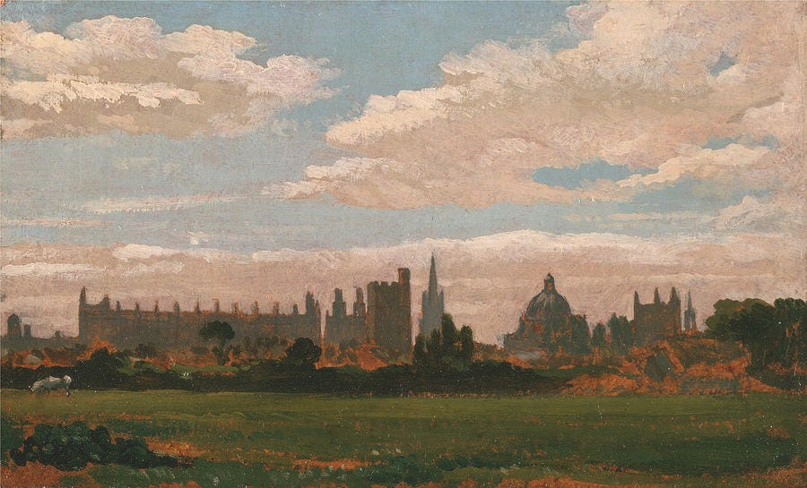 A View of Oxford Painting by William Turner of Oxford - Pixels