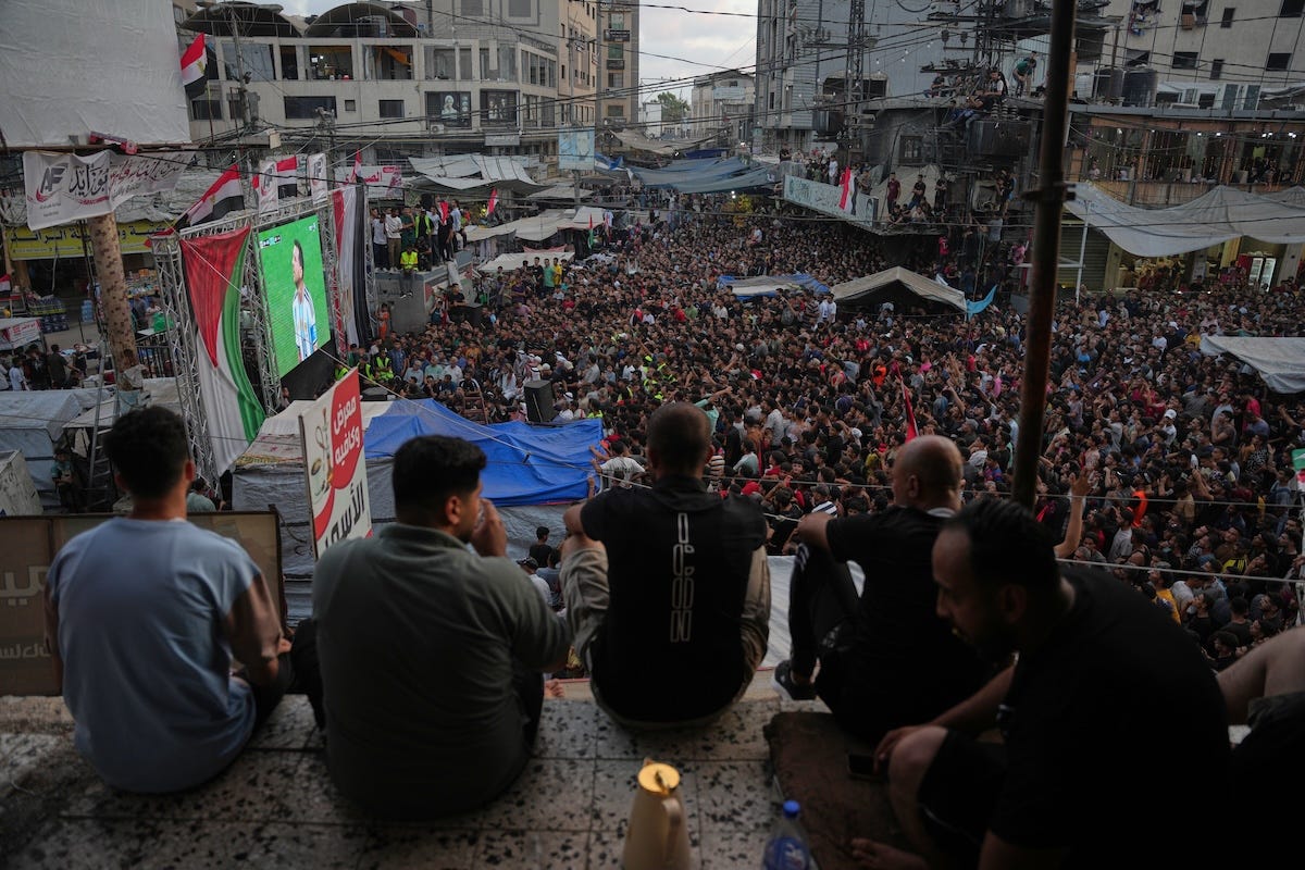 Nuseirat, Striscia di Gaza, 7 luglio (AP Photo/Abdel Kareem Hana)