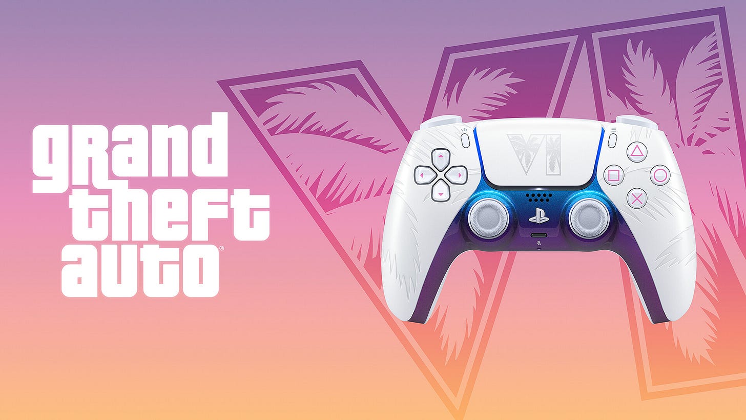 GTA 6 PS5 controller white GTA 6 PS5 controller white