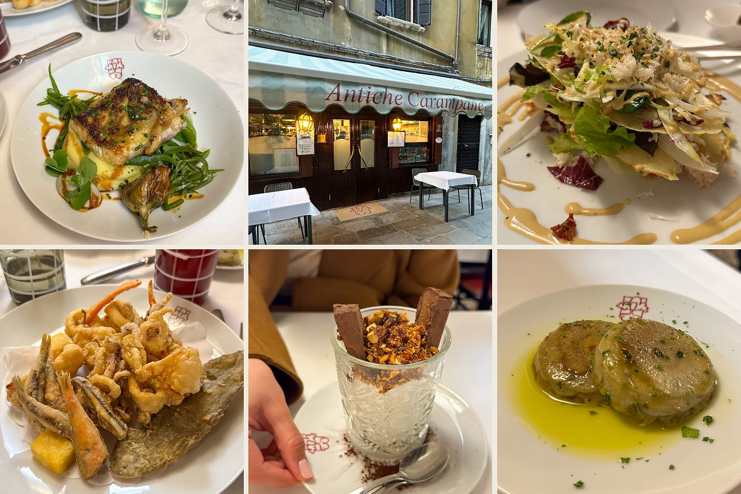 this is a picture of trattoria antiche carampane restaurant in the best venice travel guide for italy