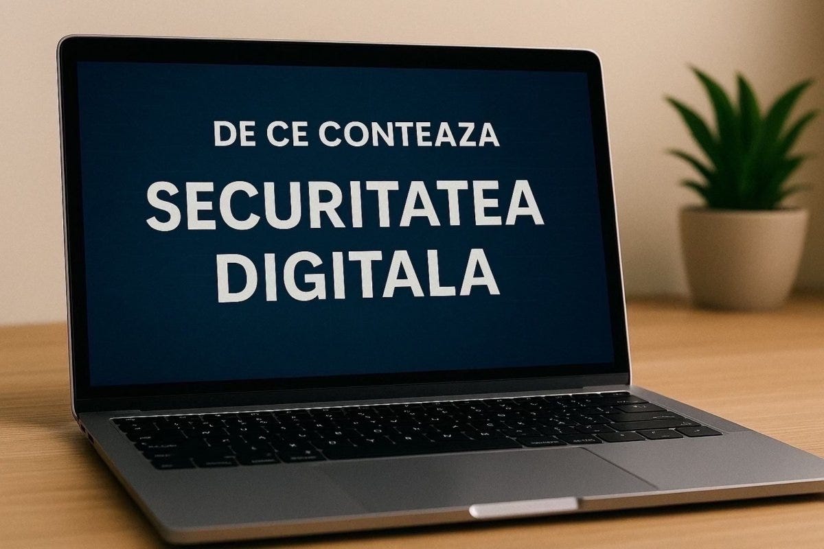 Grafică pentru securitate digitală: De ce contează securitatea digitală