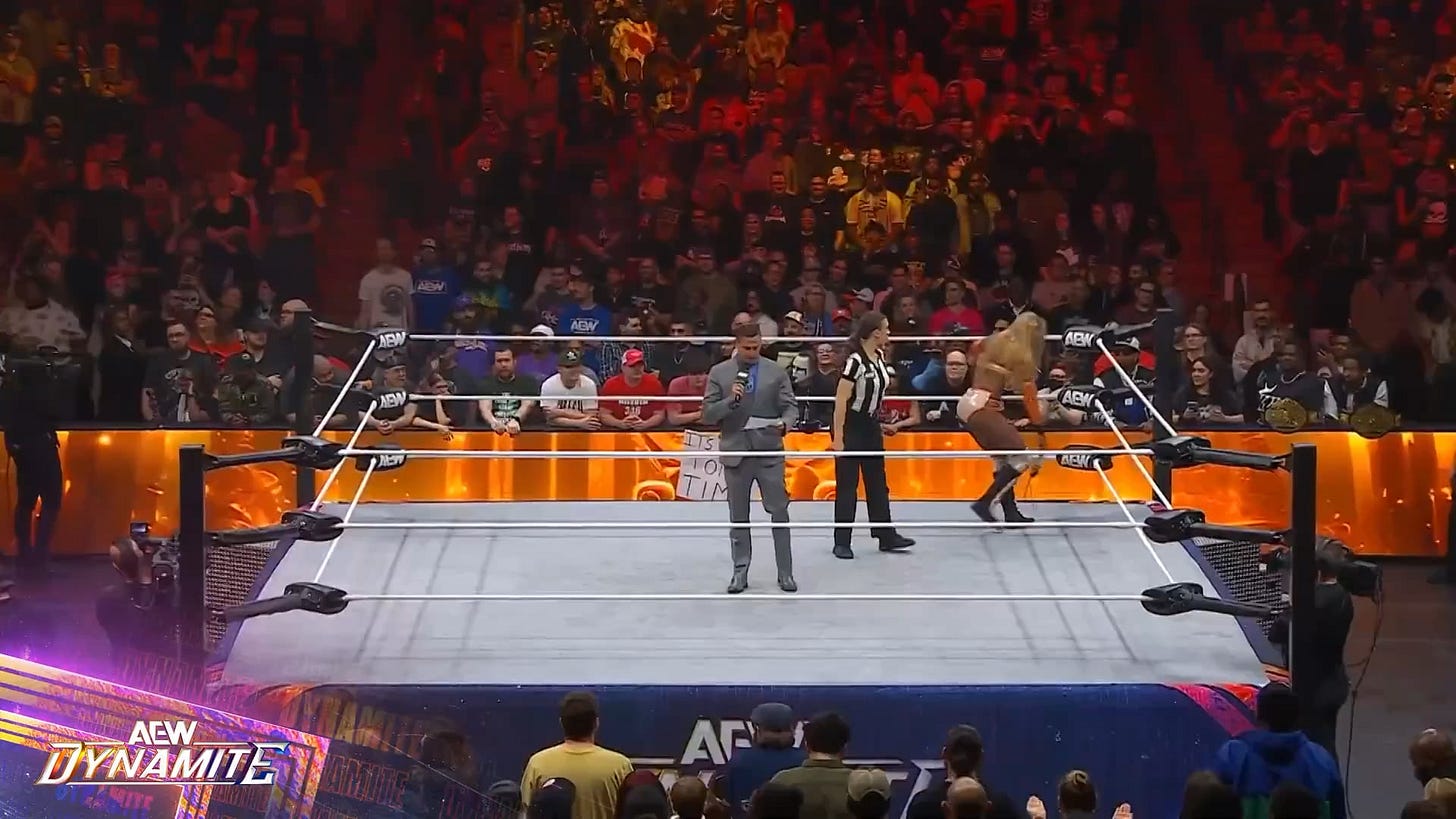 (AEW Dynamite Spoilers): “Timeless” Toni Storm’s entrance in playing the  role of… (Spoiler) (AEW Dynamite Spoilers): “Timeless” Toni Storm’s entrance in playing the  role of… (Spoiler)