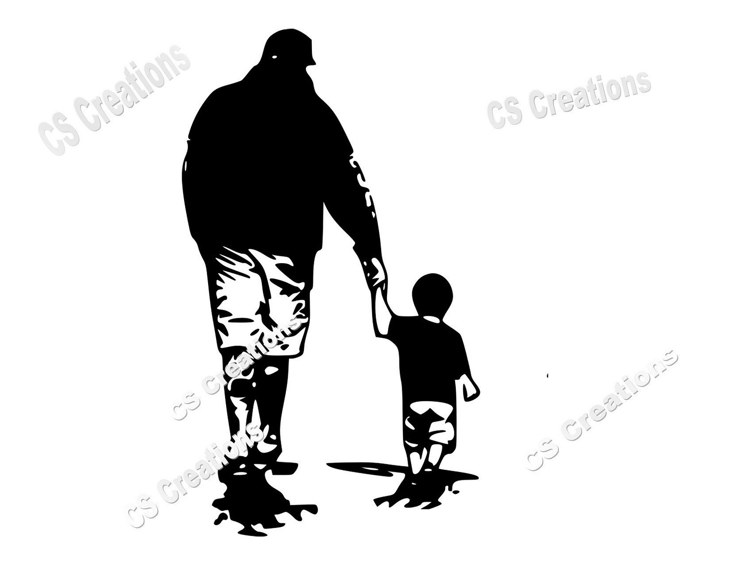 Like Father Like Son Silhouette SVG/PNG/PDF - Etsy