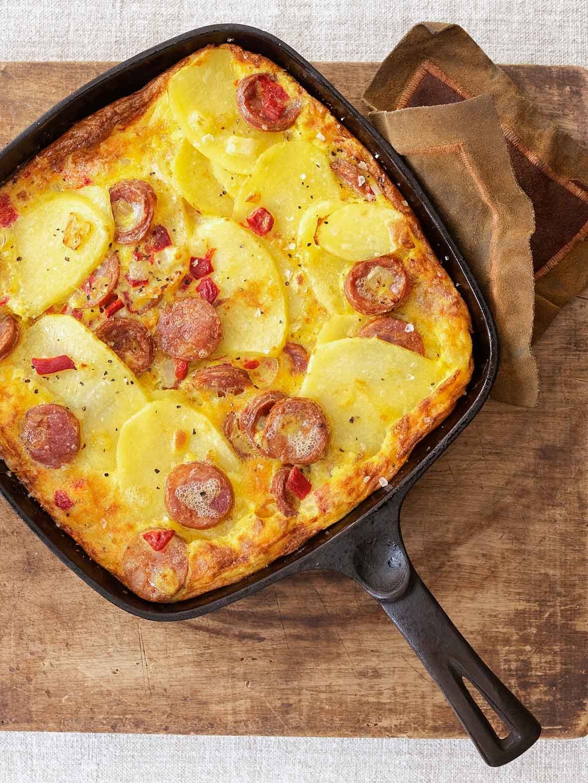 Portuguese Sausage Frittata