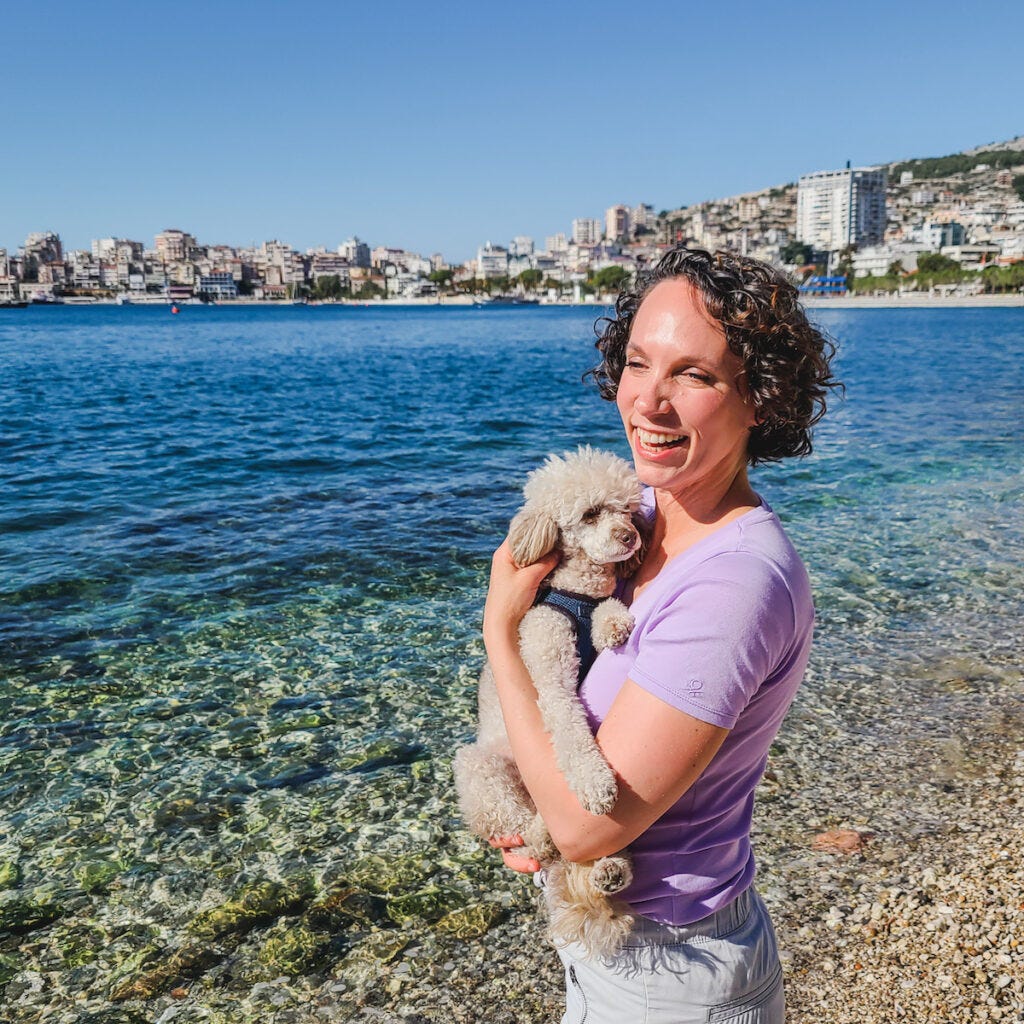 On the beach at Saranda, Albania On the beach at Saranda, Albania