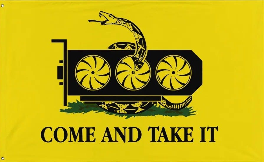 come and take it gpu flag - 100% polyester product image (1)