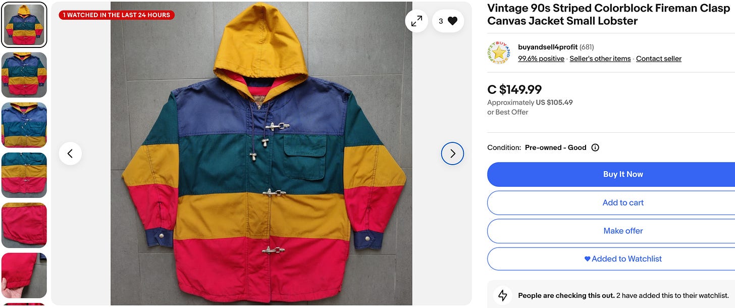 The Firefighter's Coat Is Having a Moment, Apparently