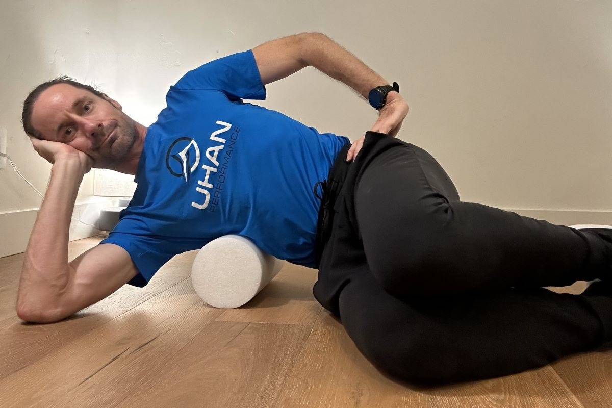 Ribcage rolling - lateral rolling