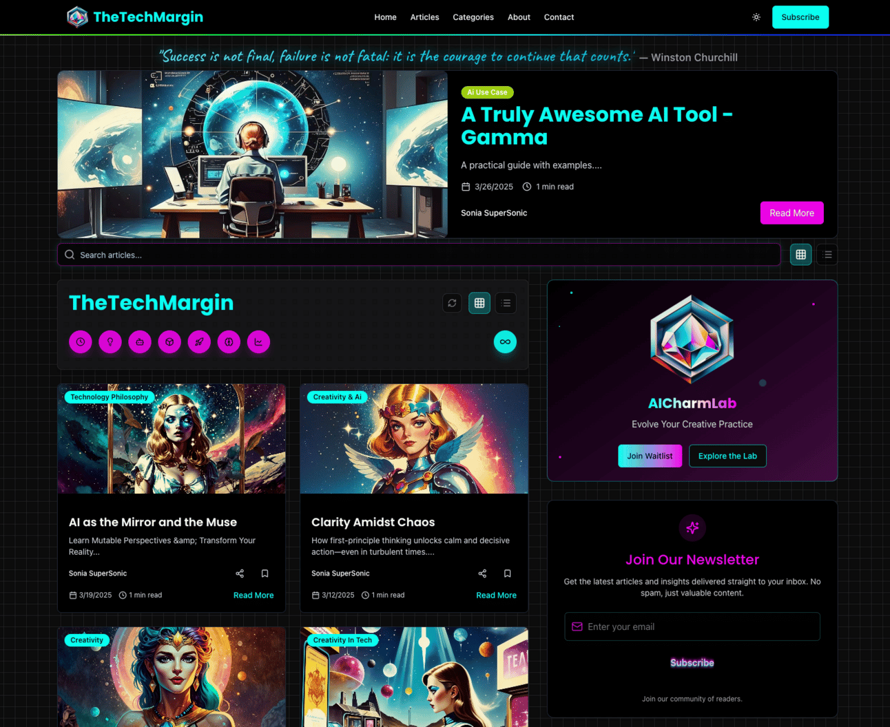 TheTechMargin Website