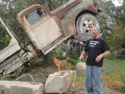 Trukhenge in Topeka Kansas Truckhenge