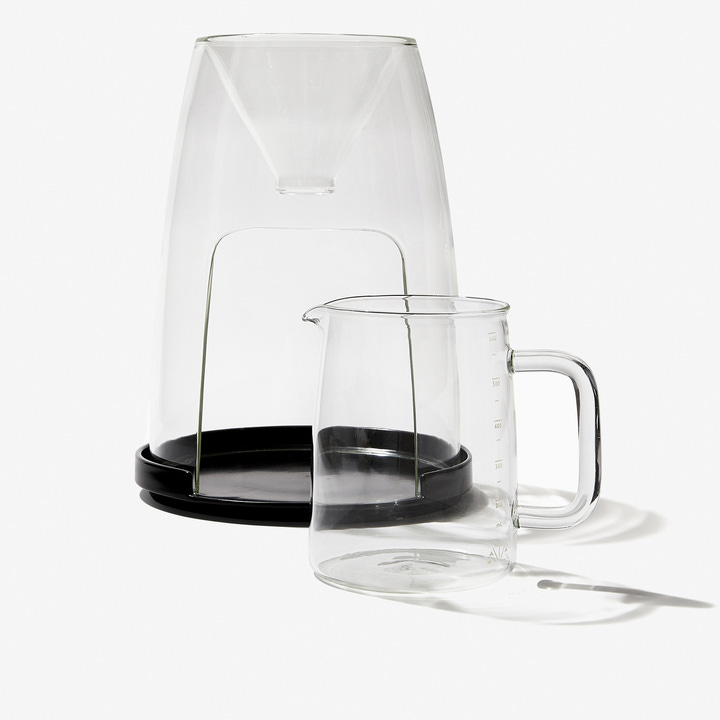 Manual Glass Pour Over Coffee Maker | Bespoke Post Manual Glass Pour Over Coffee Maker | Bespoke Post