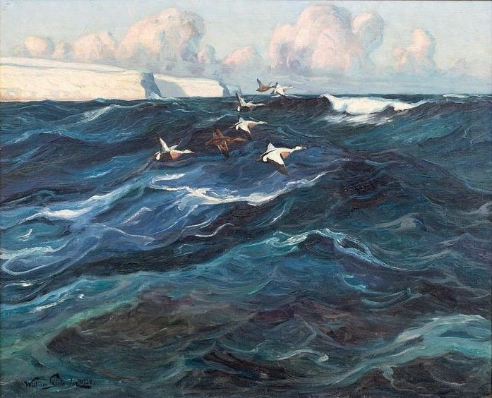 WILLIAM GISLANDER, oil on canvas signed.