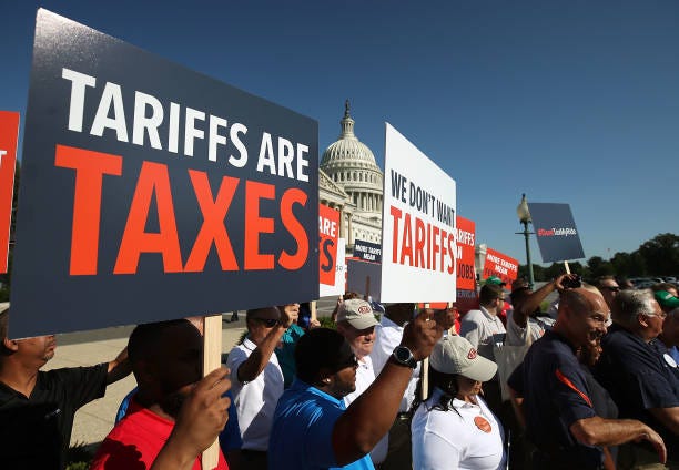 Auto workers rally against U.S. President Donald Trump's proposed tariffs on auto imports and the impact on auto makers and their surrounding...