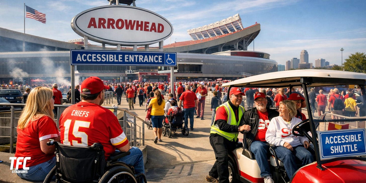 Accessibility at Arrowhead Stadium