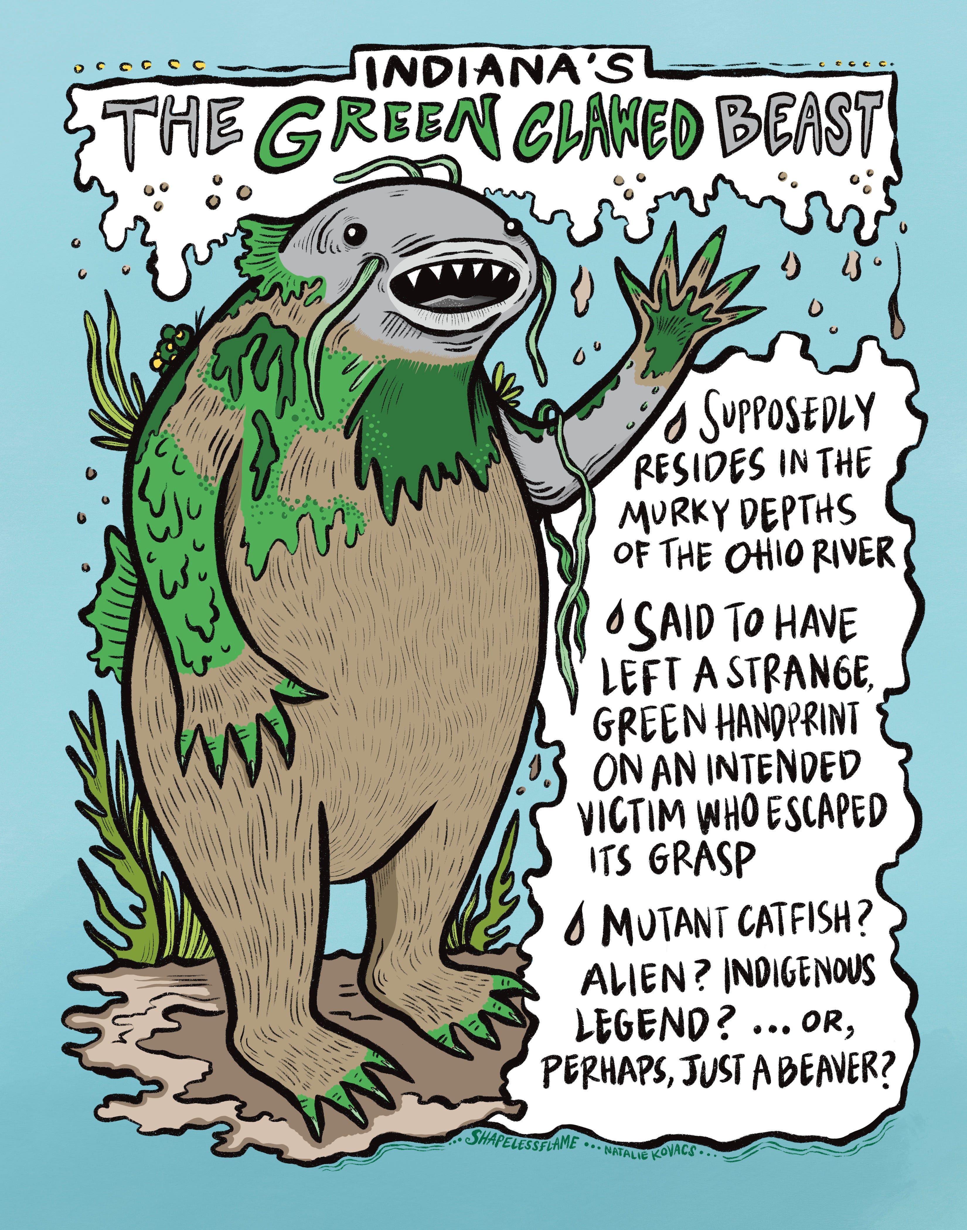 The Green Clawed Beast of Indiana - by Shapelessflame