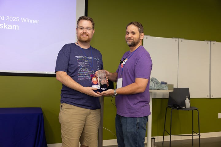 Our first recipients of the Jimmy C Award