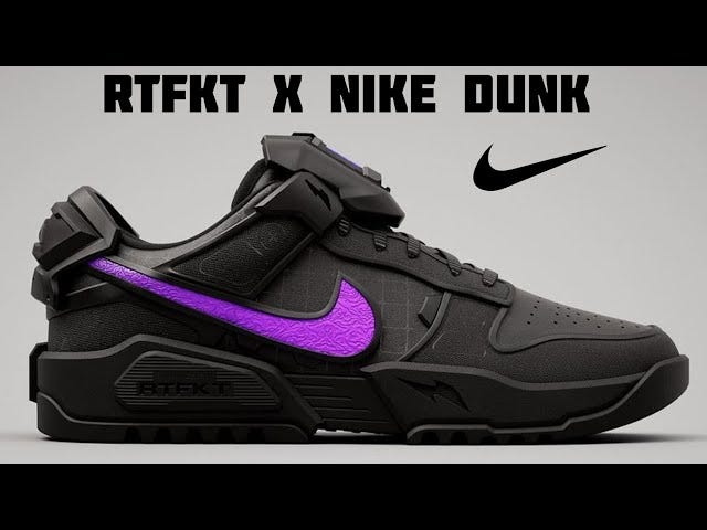 RTFKT x Nike Dunk Release - YouTube