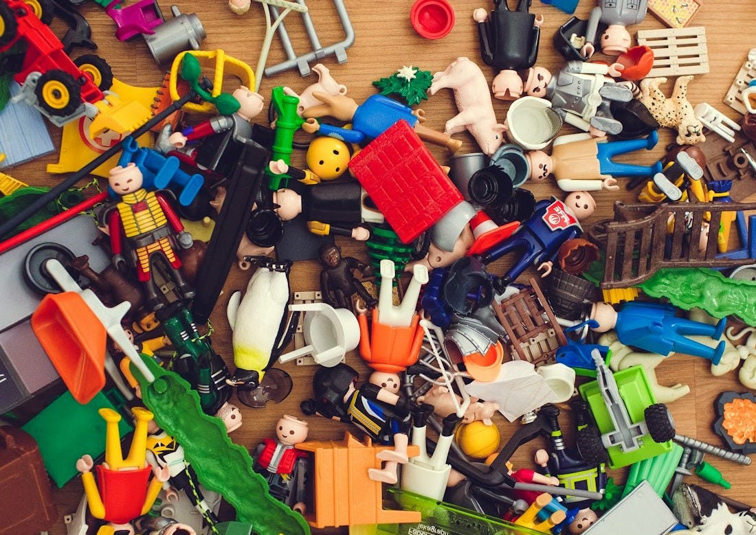 lego blocks on brown wooden table