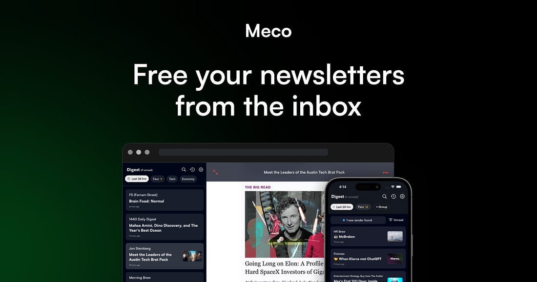 Meco: The #1 newsletter reader | Declutter your inbox Meco: The #1 newsletter reader | Declutter your inbox