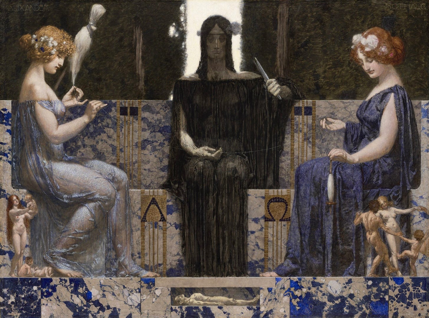 The Three Fates | Alexander Rothaug | 1910 The Three Fates | Alexander Rothaug | 1910