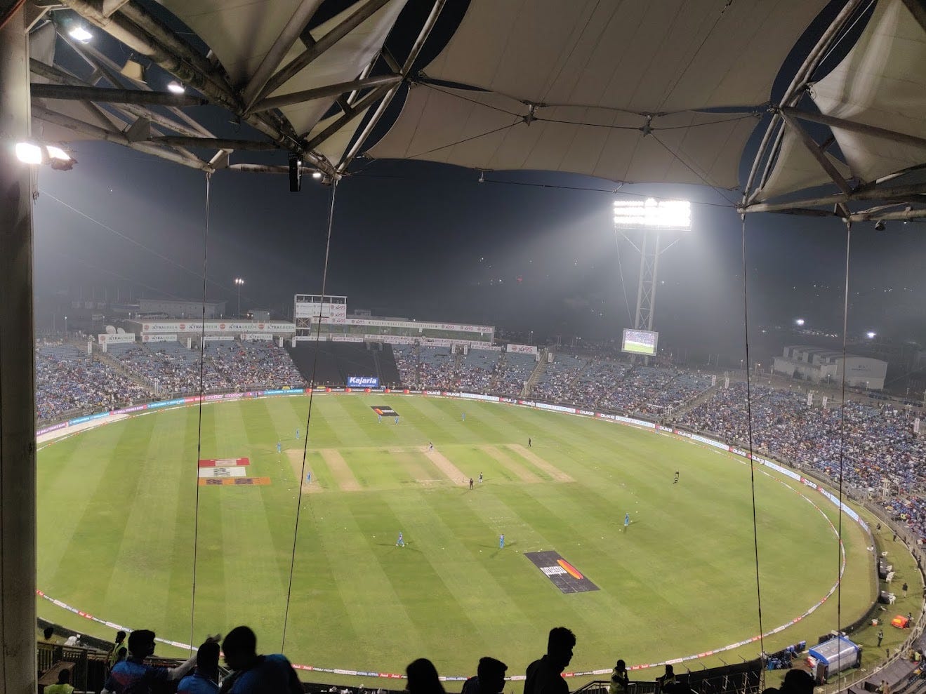 India bowling in the T20 match