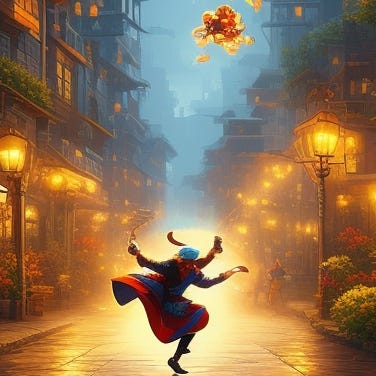Whirling Wander