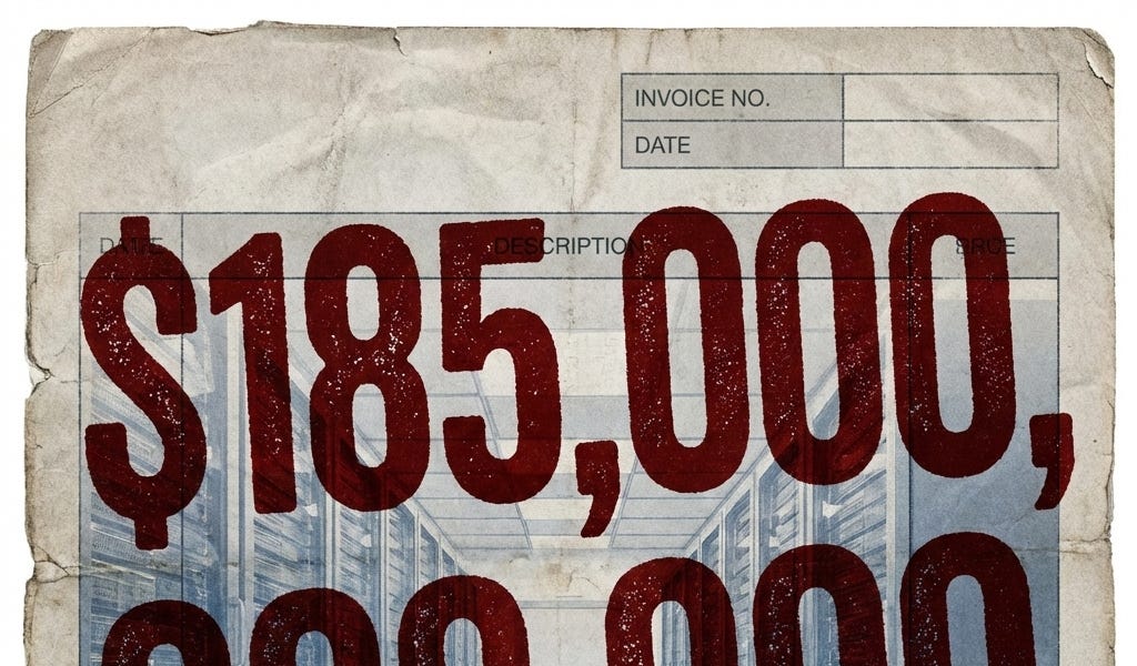 $185 Billion is the Down Payment