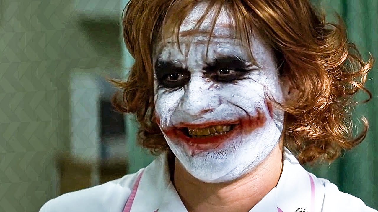 Joker Visits Two-Face In The Hospital Scene - THE DARK KNIGHT (2008) Movie  Clip